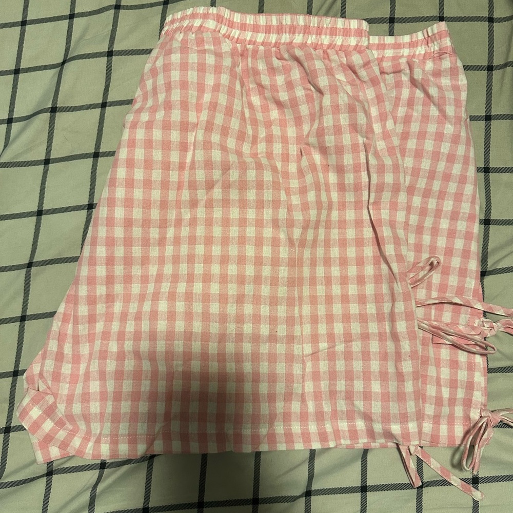 Pink Gingham Women's Shorts